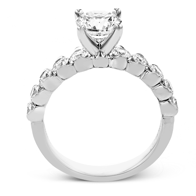 7/8 CTW Round Diamond Engagement Ring in 14K Gold & 18K Gold