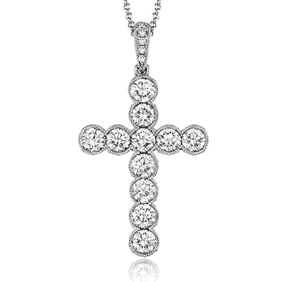 1/2 CTW Diamond Cross Pendant in 14K Gold & 18K Gold