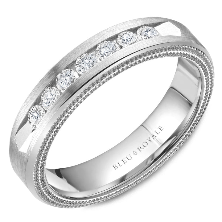 Bleu Royale Wedding Band