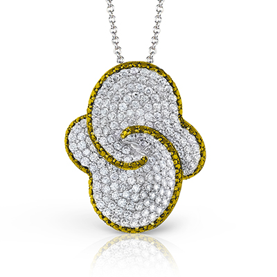 Diamond Fashion Pendant in 14K Gold & 18K Gold Options