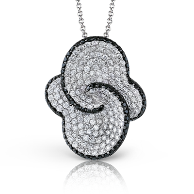 Diamond Fashion Pendant in 14K Gold & 18K Gold Options