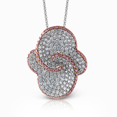 Diamond Fashion Pendant in 14K Gold & 18K Gold Options