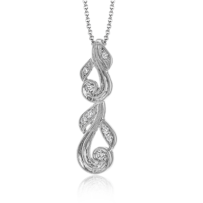 1/10 CTW Diamond Pendant in 14K Gold, 18K Gold & Platinum