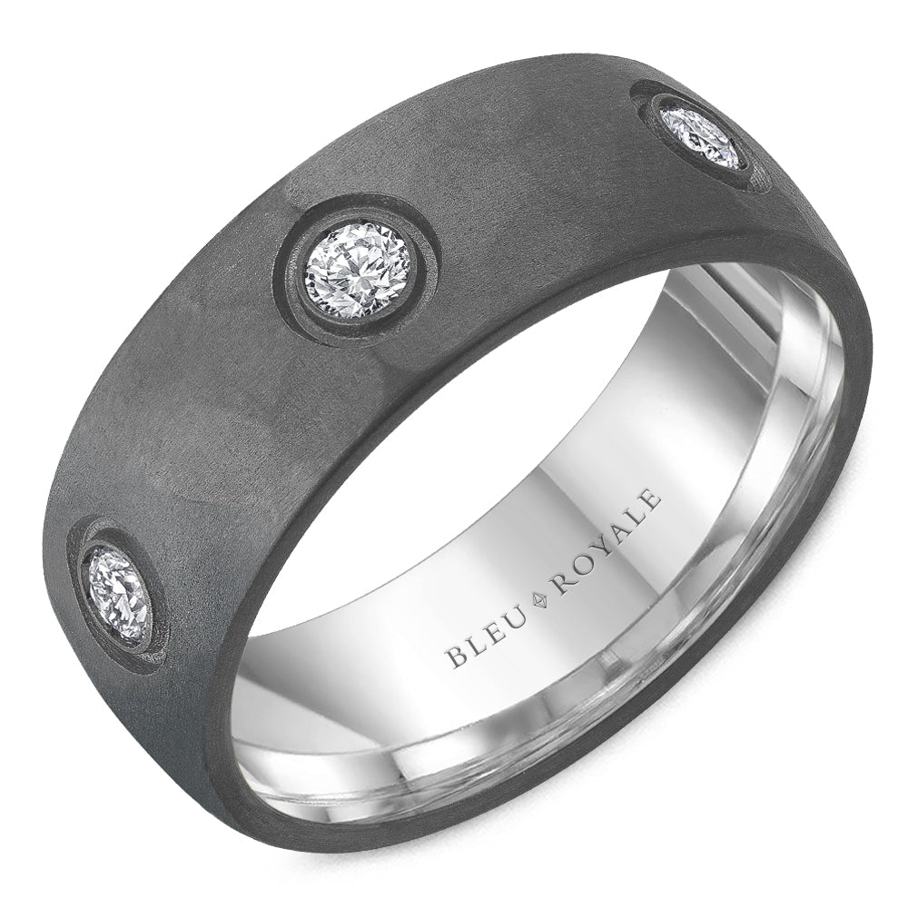 Bleu Royale Wedding Band