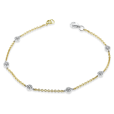 Bracelet in 18k Gold with Diamonds