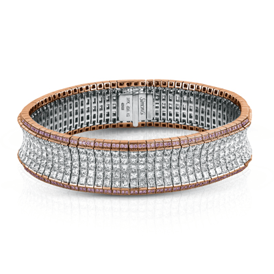 Bracelet in 18k Gold with Diamonds