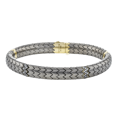 Gent Bracelet in 14k Gold with Diamonds