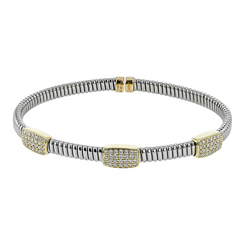 Bangle in 18k Gold with Diamonds