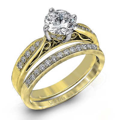 Wedding Set in 18k Gold with Diamonds