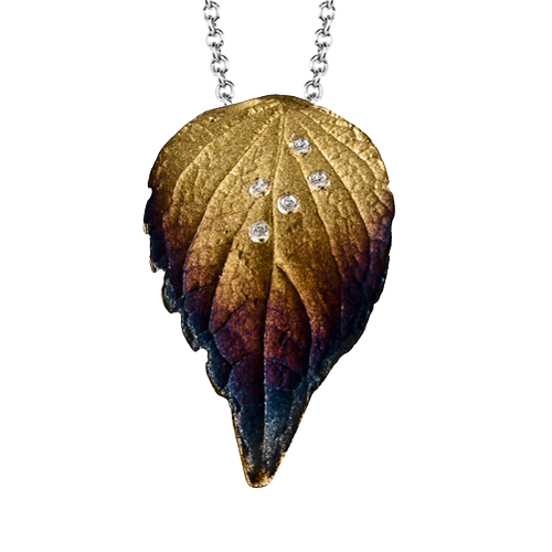 Pendant in 18k Gold with Diamonds