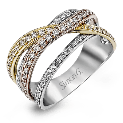 Right Hand Ring in 18k Gold with Diamonds