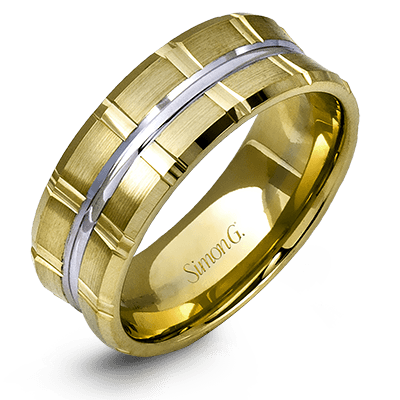 Men Ring in 14k Gold with Diamonds