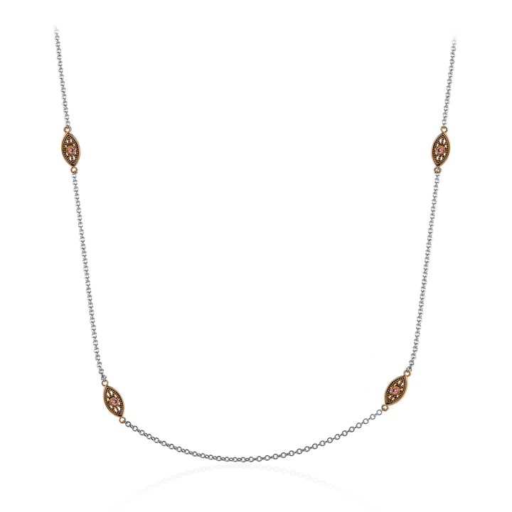 Necklace in 18k Gold with Diamonds