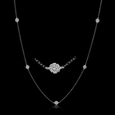 Necklace in 18k Gold with Diamonds