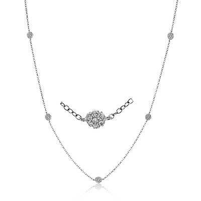 Necklace in 18k Gold with Diamonds