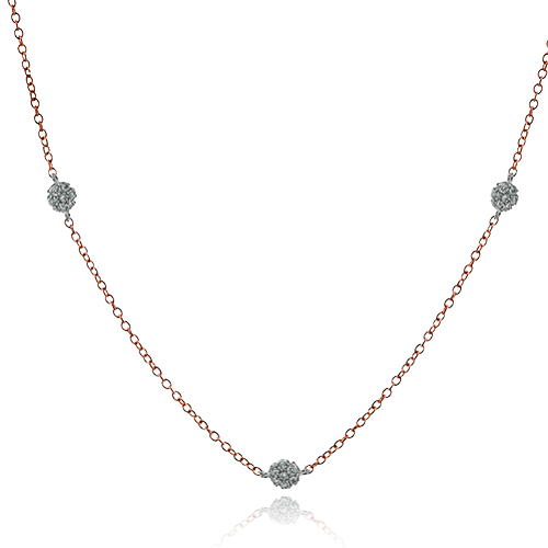 Necklace in 18k Gold with Diamonds