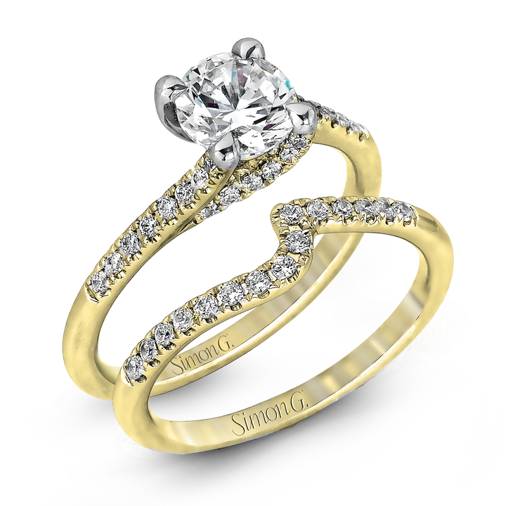 Wedding Set in 18k Gold with Diamonds