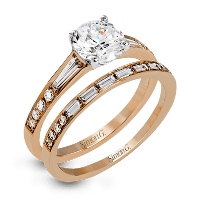 Wedding Set in 18k Gold with Diamonds