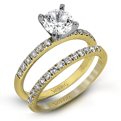 Wedding Set in 18k Gold with Diamonds