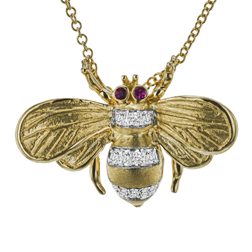 Pendant in 18k Gold with Diamonds