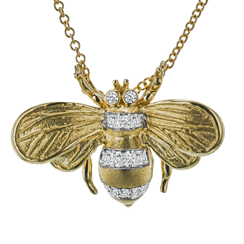 Pendant in 18k Gold with Diamonds