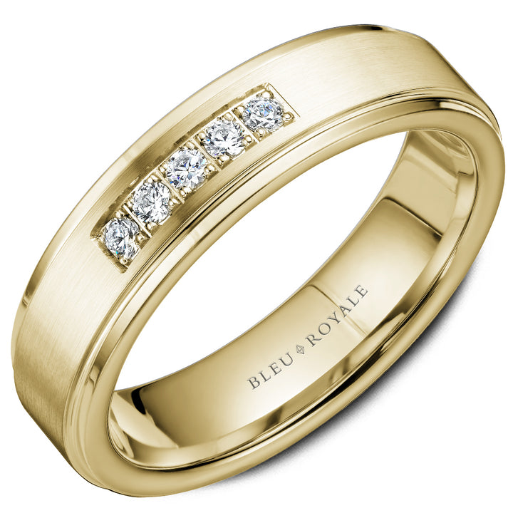 Bleu Royale Wedding Band