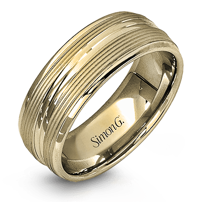 Men Ring in 14k Gold with Diamonds