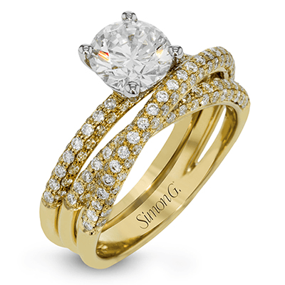 Wedding Set in 18k Gold with Diamonds