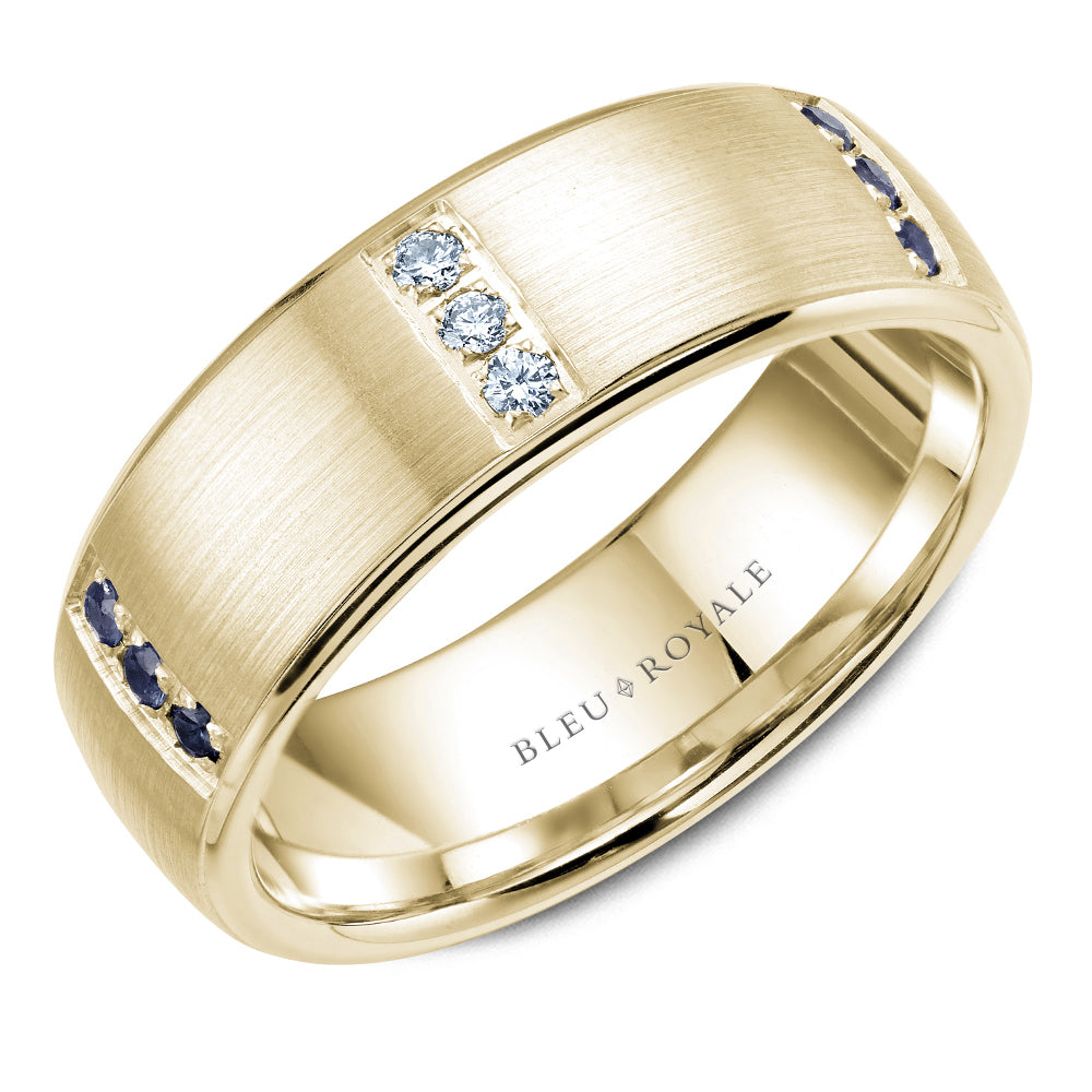 Bleu Royale Wedding Band