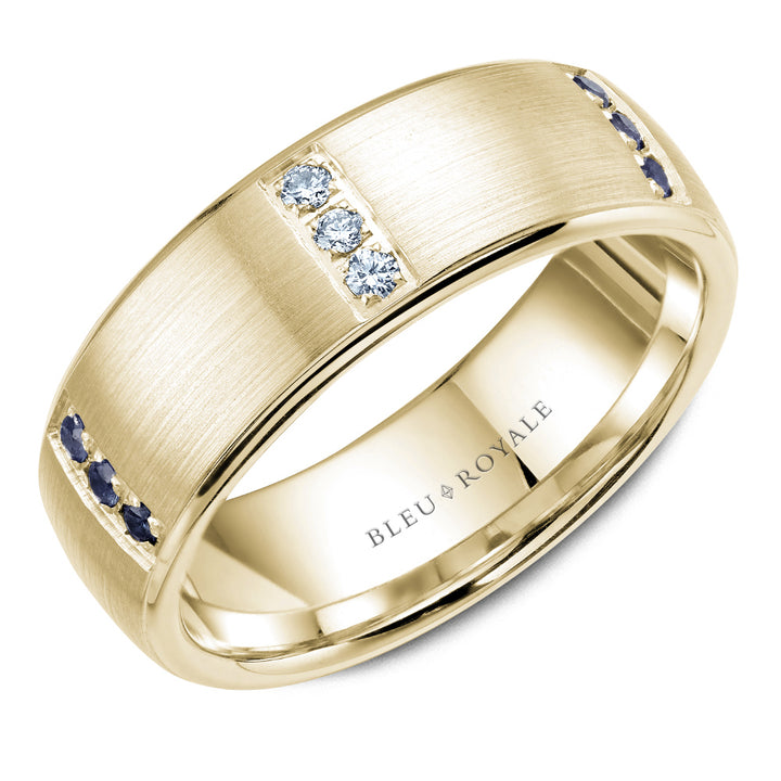 Bleu Royale Wedding Band