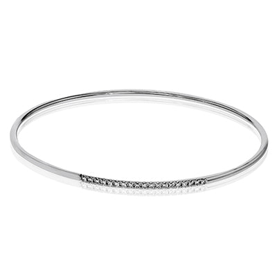 Bangle in 18k Gold with Diamonds