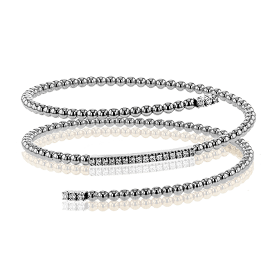 Bangle in 18k Gold with Diamonds