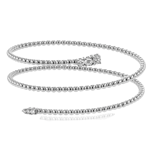 Bangle in 18k Gold with Diamonds