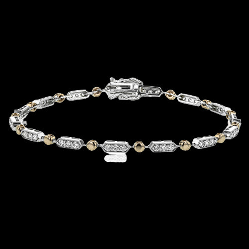 Bracelet in 18k Gold with Diamonds