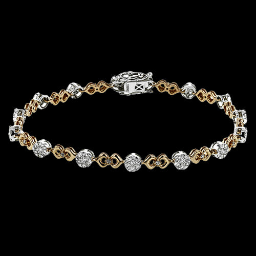 Bracelet in 18k Gold with Diamonds