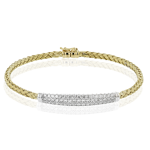 Bangle in 18k Gold with Diamonds