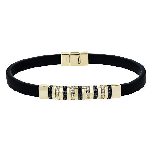 Gent Bracelet in 14k Gold with Diamonds