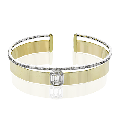 Bangle in 18k Gold with Diamonds