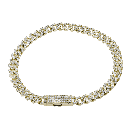 Bracelet in 14k Gold with Diamonds