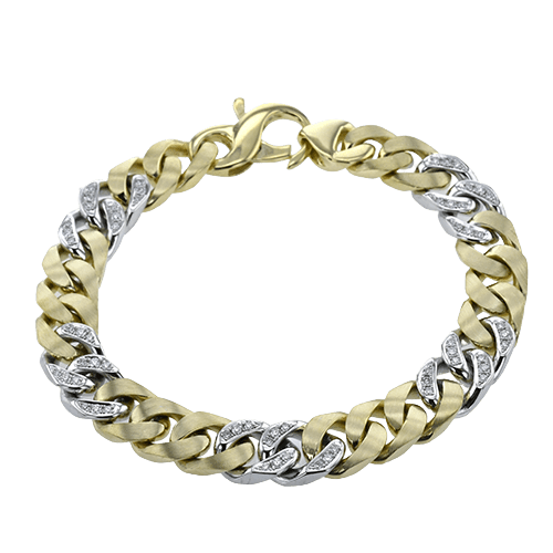 Gent Bracelet in 14k Gold with Diamonds