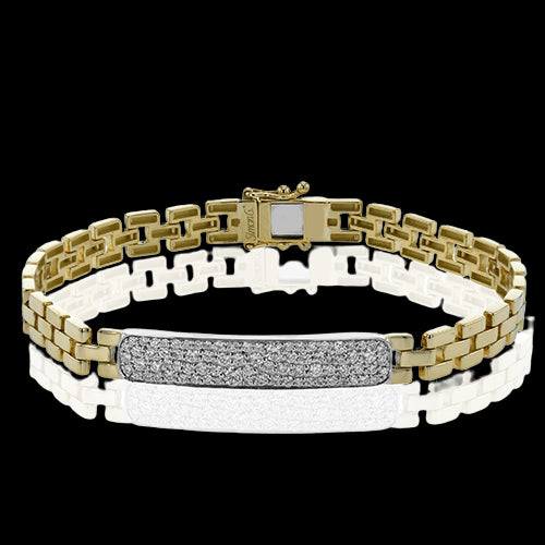 Bracelet in 18k Gold with Diamonds
