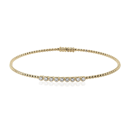 Bangle in 18k Gold with Diamonds