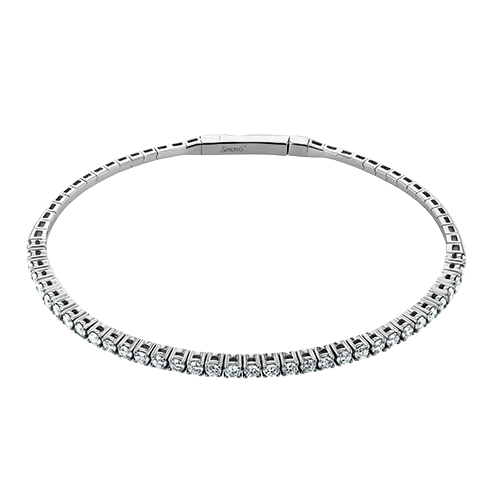 Bangle in 18k Gold with Diamonds