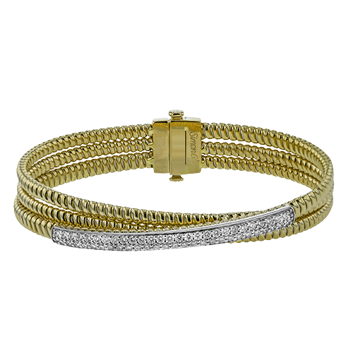 Bangle in 18k Gold with Diamonds