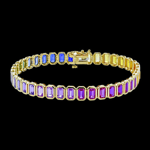 Color Bracelet in 18k Gold