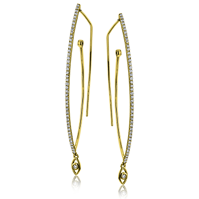 Earring in 18k Gold with Diamonds