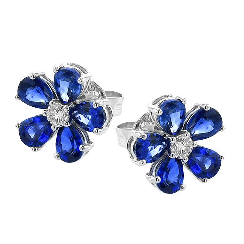 Color Earring in 18k Gold