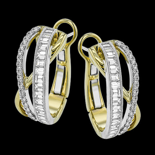 Earring in 18k Gold with Diamonds