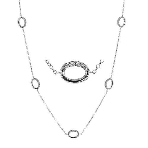 Necklace in 18k Gold with Diamonds