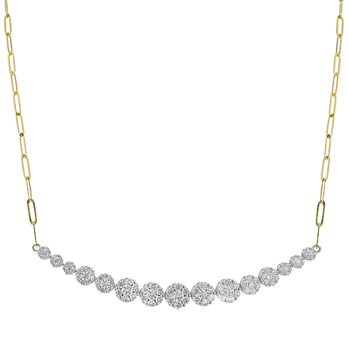 Necklace in 18k Gold with Diamonds